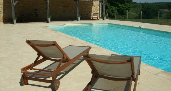 Holiday villa swimming pool