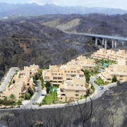 Andalucia Fire Damage Around Holiday Complex