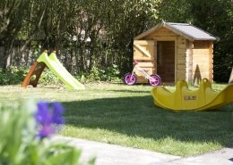 play equipment in french holiday rental